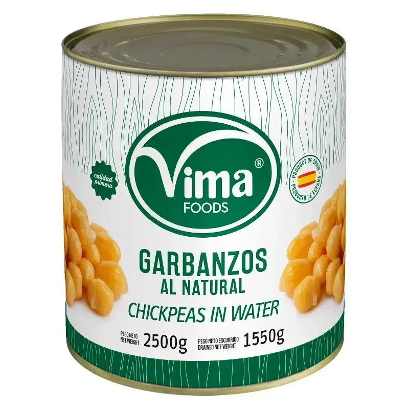 Garbanzos al natural Vima (2500g / 2.5kg) - VIMA - Compra en El Mercadito en TSO Tienda