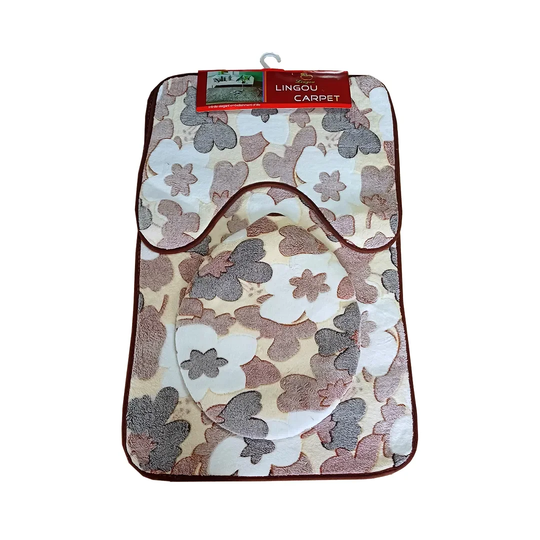 Juego de alfombras para baño Lingou (3 piezas) - Compra en Mega Ahorro Habana en TSO Tienda