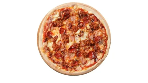 Pizza Napolitana con Ropa Vieja de Cerdo, Jamón, Bacón y Doble Queso 30 cm - null - Compra en La Campiña en TSO Tienda