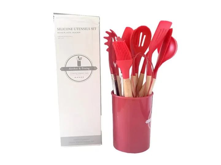 Set de Utensilios de Cocina de Silicona (11 piezas) - null - Compra en Mega Ahorro Habana en TSO Tienda