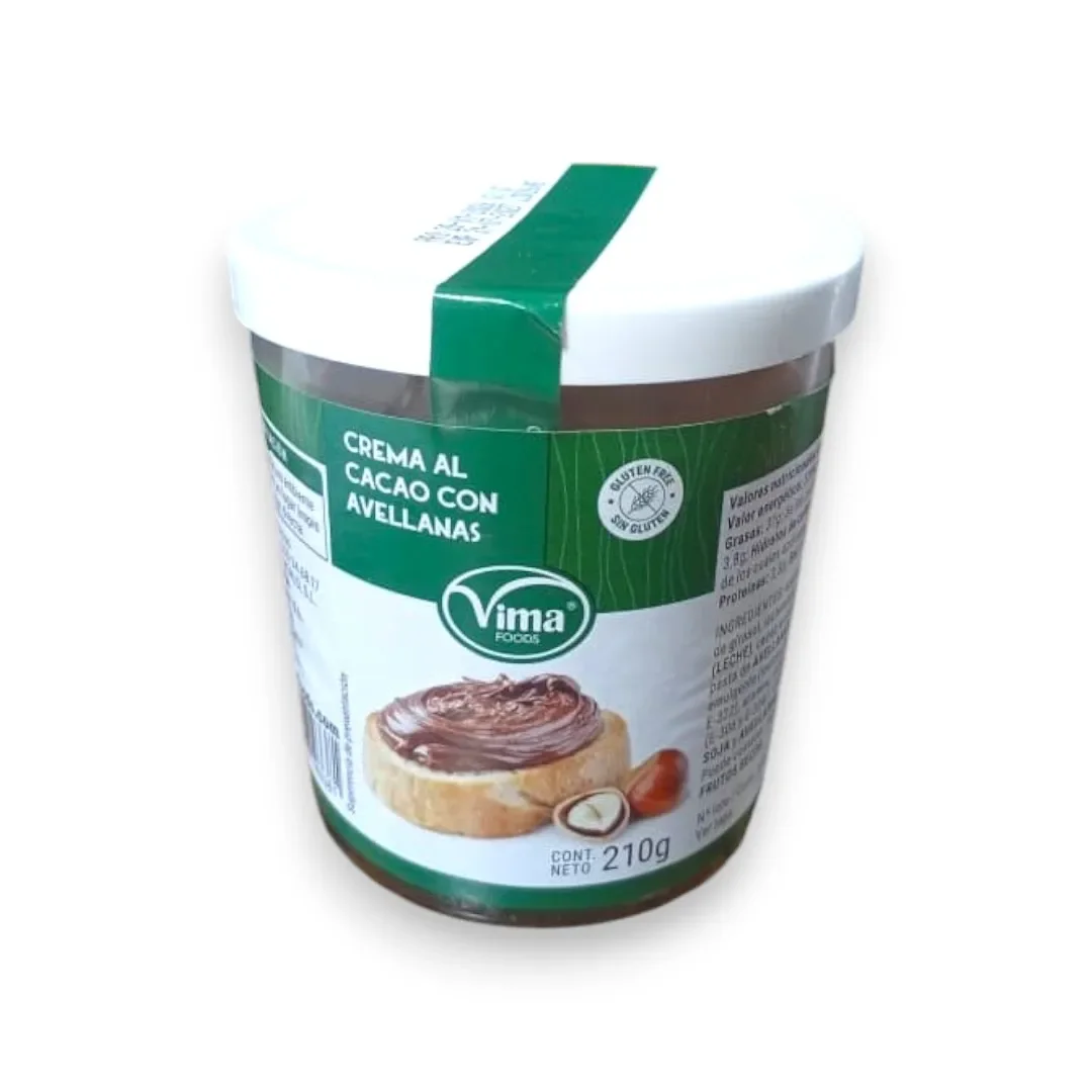 Crema de cacao con avellanas (210G) VIMA - VIMA - Compra en El Mercadito en TSO Tienda