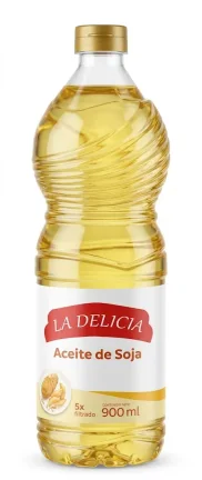 Aceite de soja La Delicia (900 ml) - LA DELICIA - Compra en El Mercadito en TSO Tienda