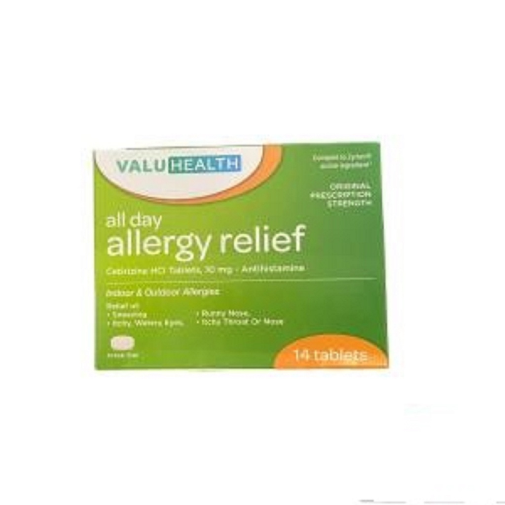 Alivio de la alergias (diphenhydramine antistamínico) 36 tabletas