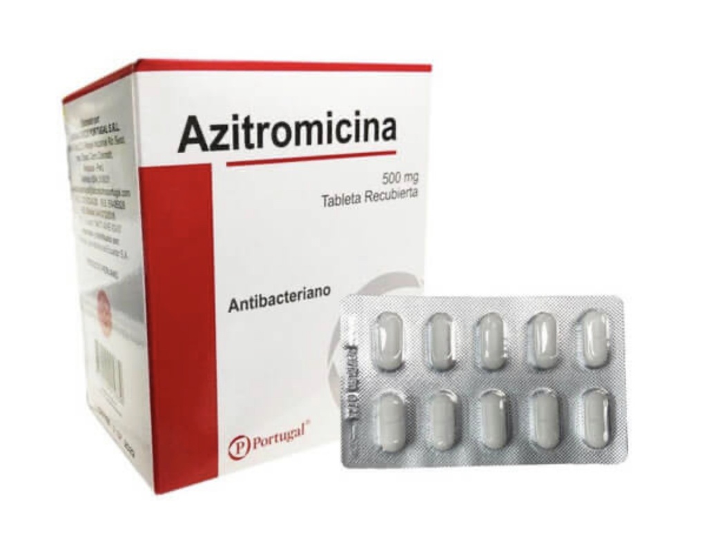 Azi-tromicina 500mg (1 blister de 10 tabletas)