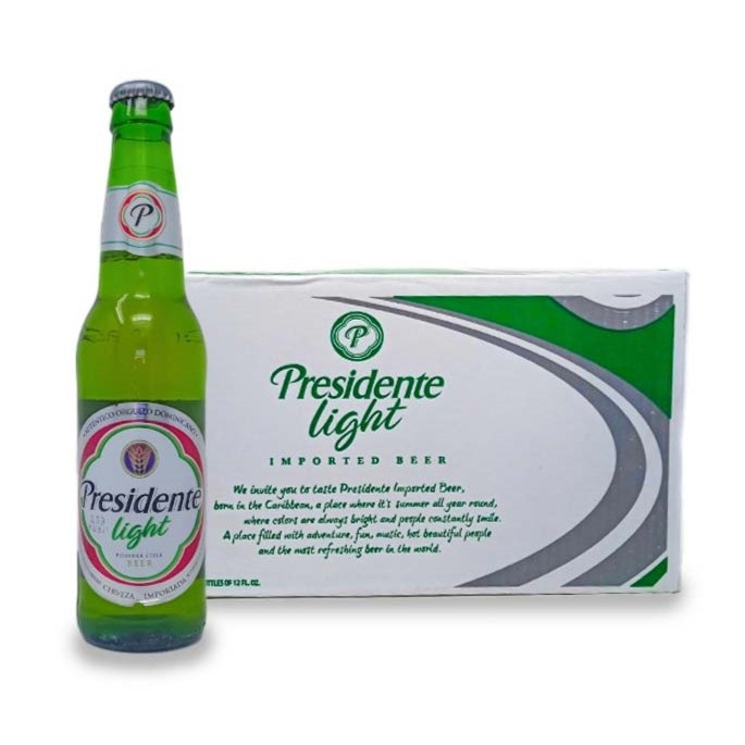 Caja de Cerveza Presidente Light (24 botellas de 350 ml)