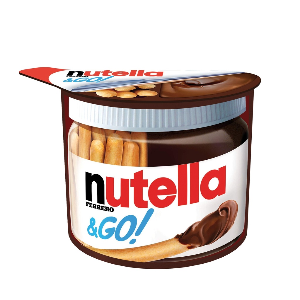 Nutella y Go con Cacao y palitos de pan (52g)