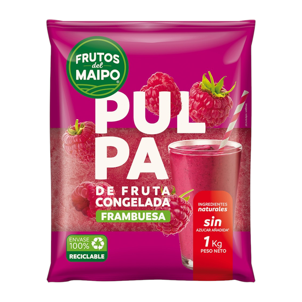 Pulpa de Frambuesa Congelada 1kg