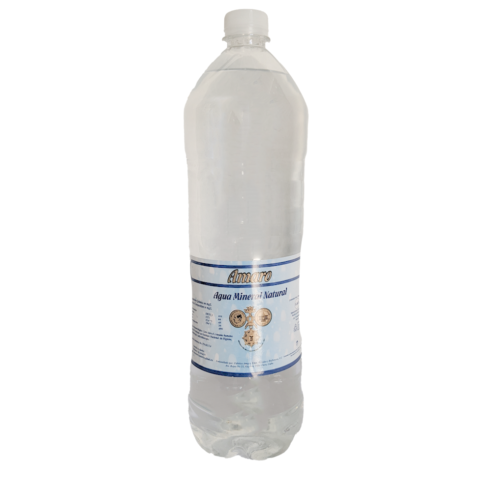 Agua Mineral Natural Amaro, 1.5 L