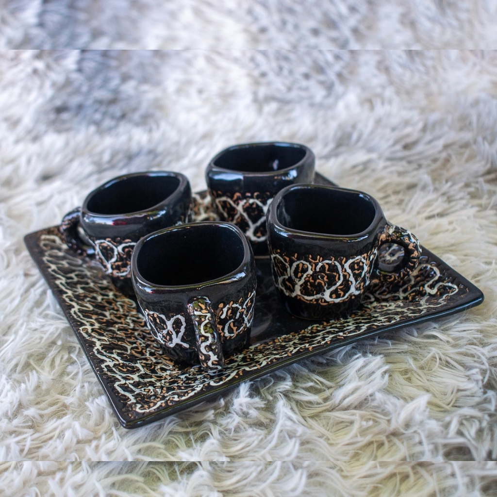 Juego de Tazas para Café con Plato: Disfruta Cada Sorbo