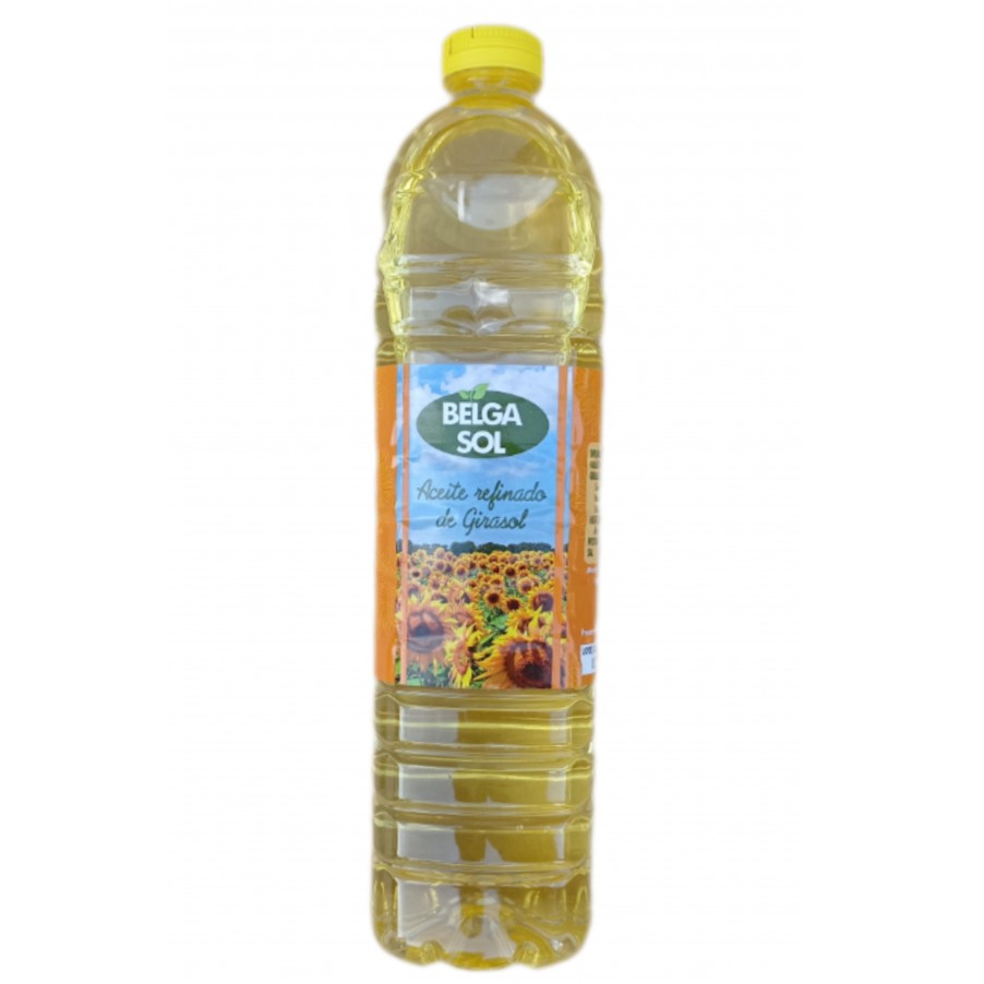 Aceite refinado de girasol (1 L) Belga Sol