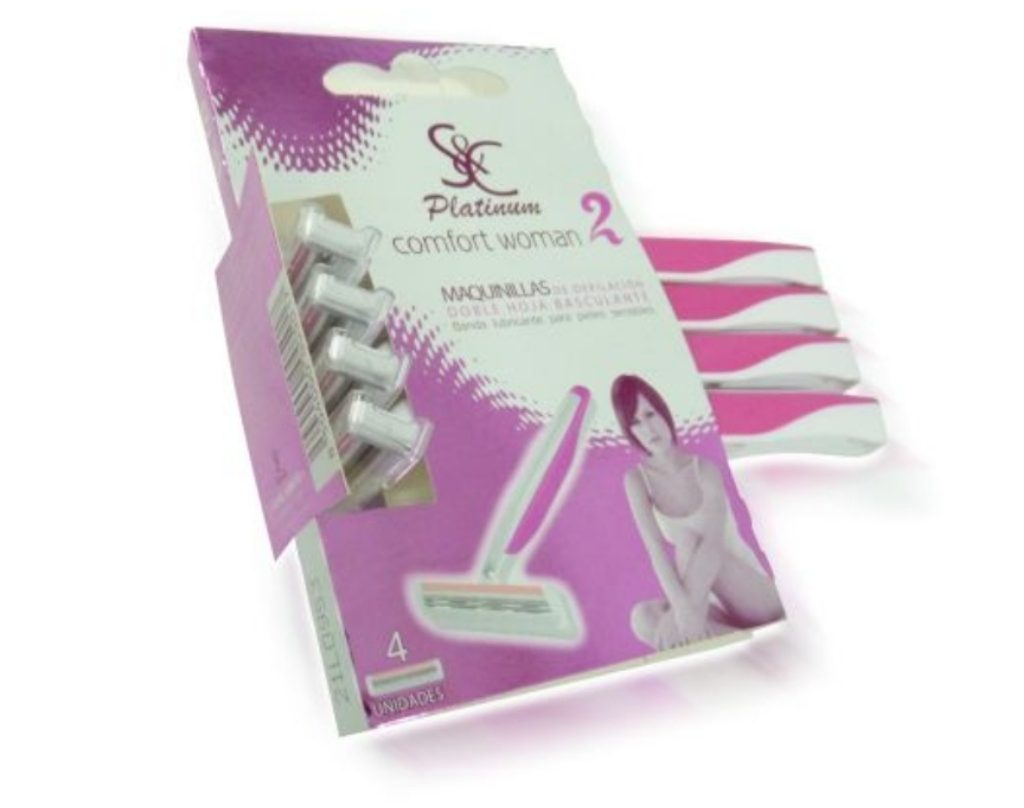 Maquinilla De Depilación Confort Woman 2 (Set De 4 Unidades)