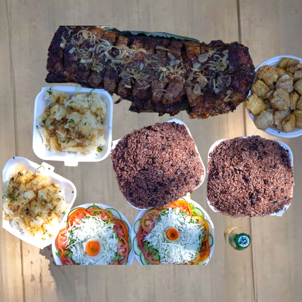 Lomo Asado con Piña + Extras (15 Personas)