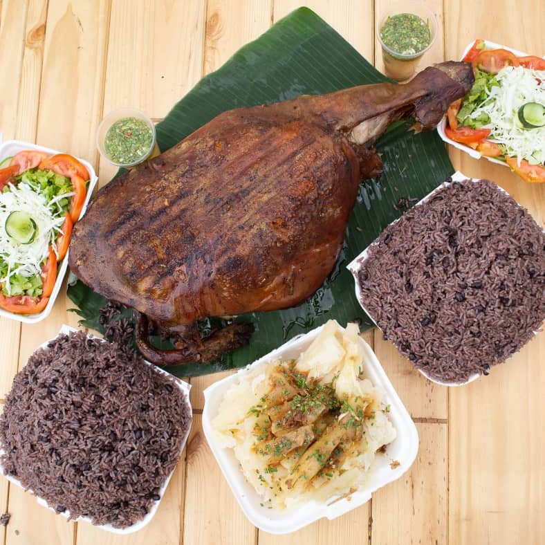 Pierna Asada + Extras (20 Personas)