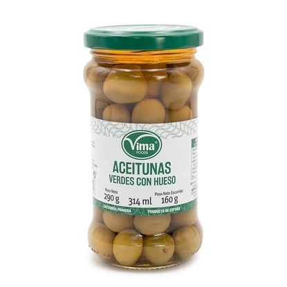 Aceitunas enteras 314 ml VIMA