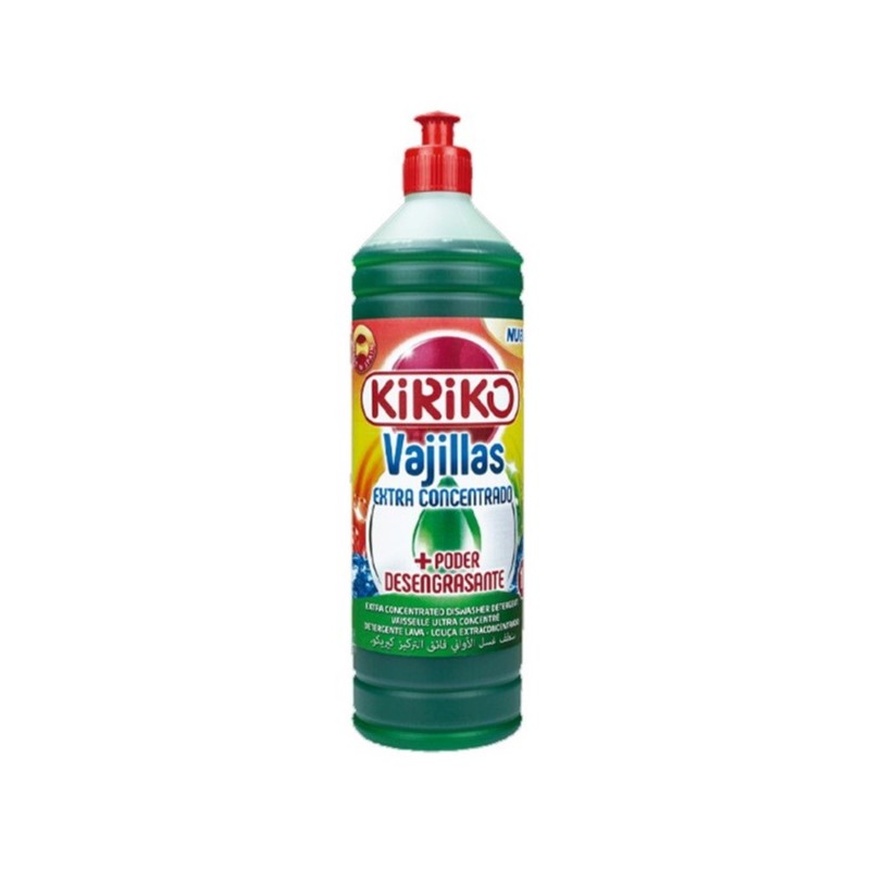 Detergente Lavavajillas extraconcentrado 1000 ml Kiriko