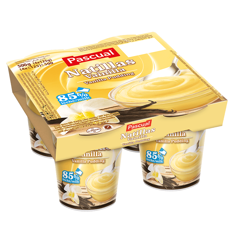 Natilla Vainilla 125 g Pascual (4 uds)