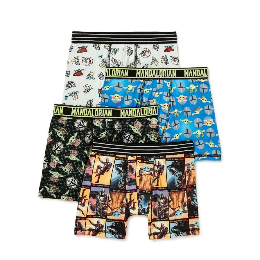 Pack de 4 Calzoncillos de Niño Talla 8 Star Wars