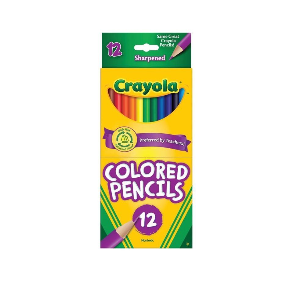 Pack de 12 Lápices de Colores Marca Crayola