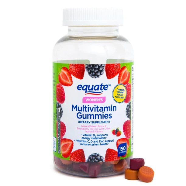 Multivitaminas EQUATE para Mujer 150 Gomitas
