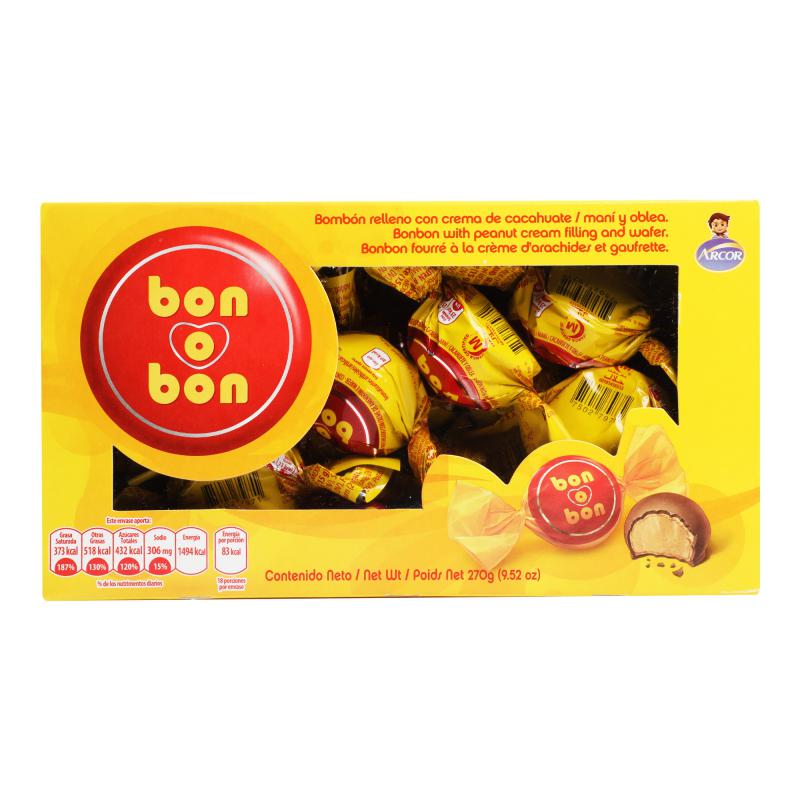 Paquete de Bombones Bon Bon 9.52 Oz (270 g)