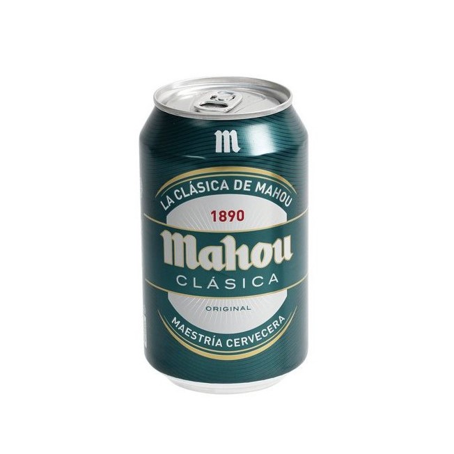 Cerveza Mahou (330 ml lata)