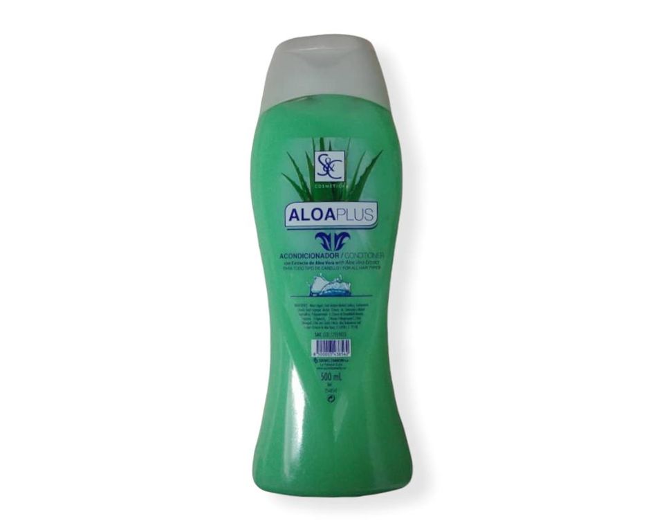 Champú con Extracto de Aloe Vera (500 ml)