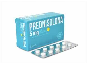 Prednisolona 5mg (1 blíster de 10 tabletas)