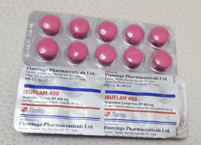 Ibuprofen 400 mg (1 blíster de 10 tabletas)