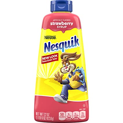 Nesquick Sirope de Fresa (22 Oz)