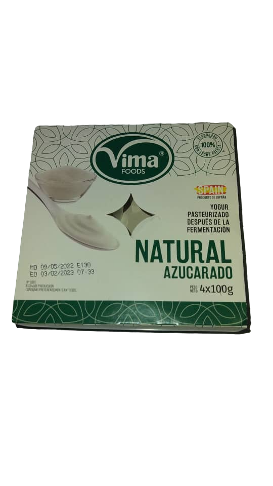 Yogurt natural (pack de 4 unidades)