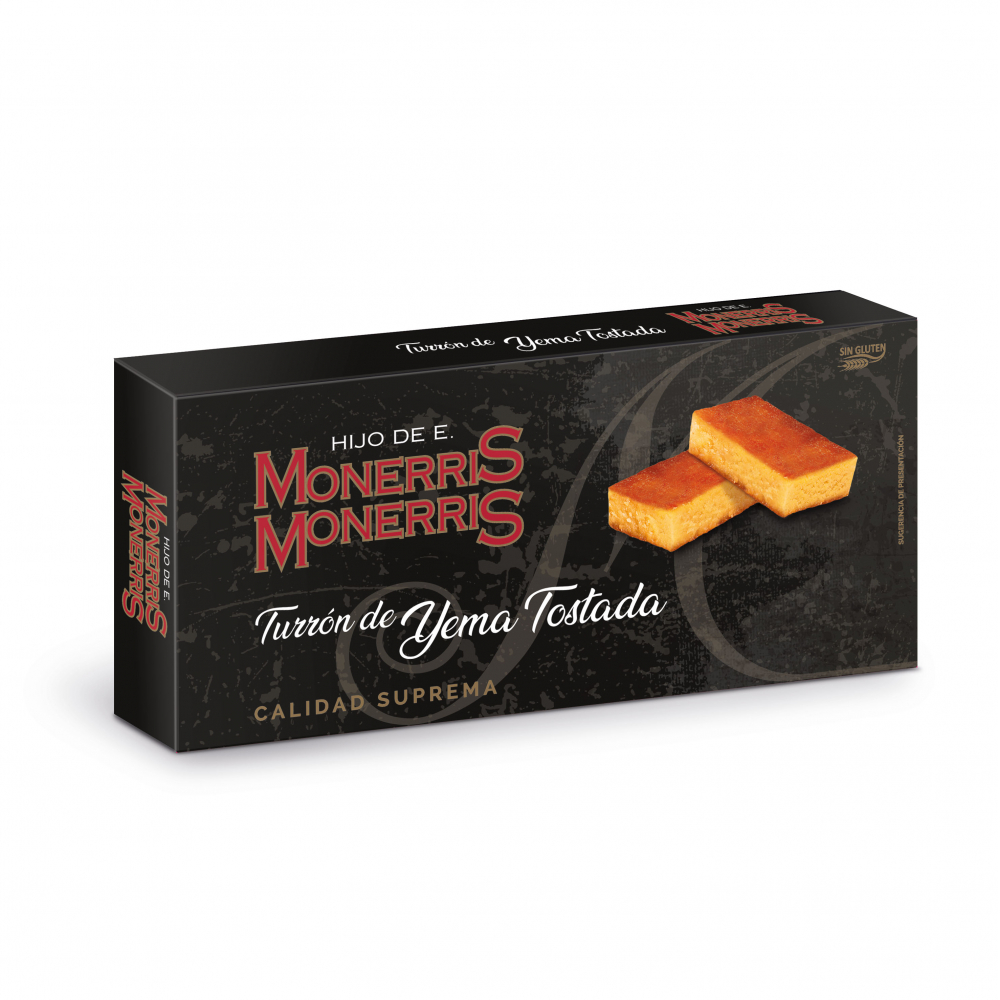 Turrón de Yema Tostada calidad suprema Monerris (150 gr)