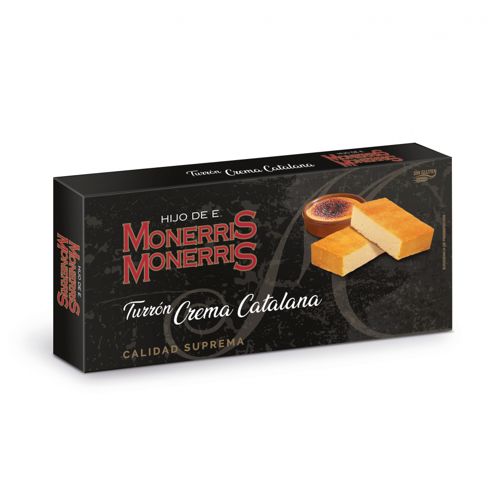 Turrón Crema Catalana calidad extra Monerris (200 gr)