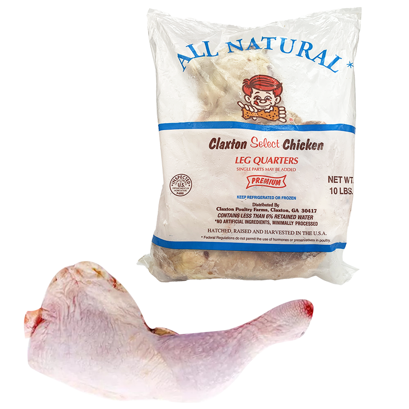 Cuartos de Pollo (paquete de 10 Lb)