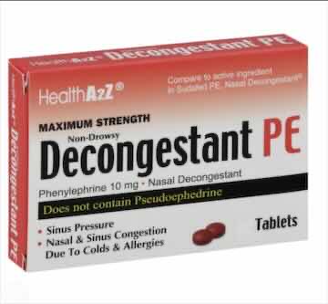 Descongestant (1 blíster de 24 tabletas)
