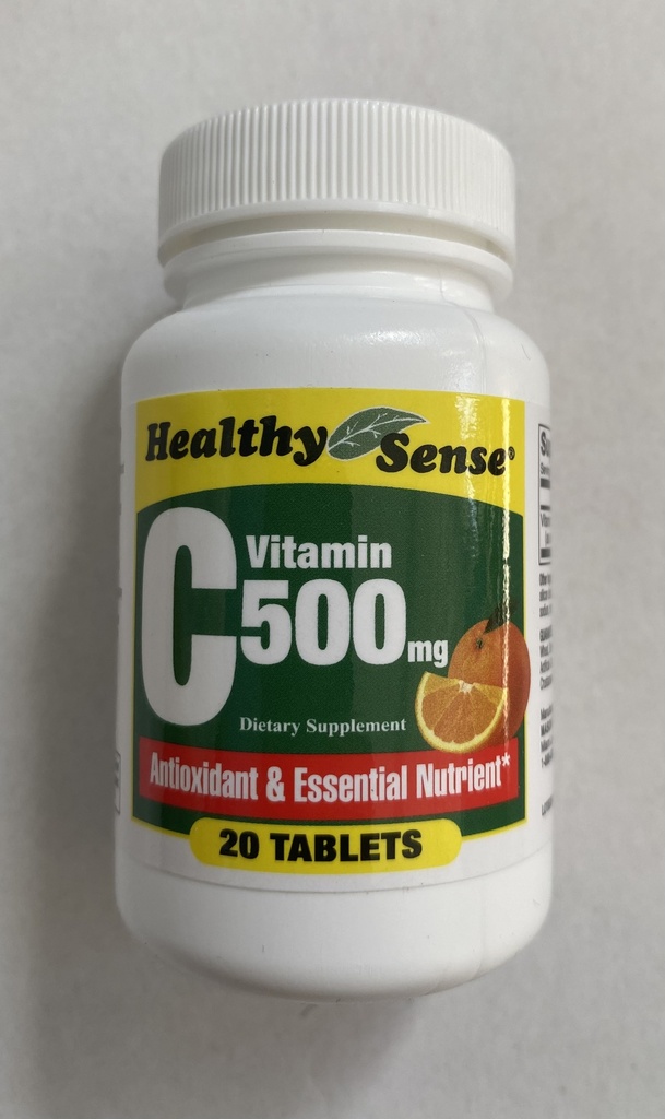 Vitamina C 500 mg (1 pomo de 20 tabletas)