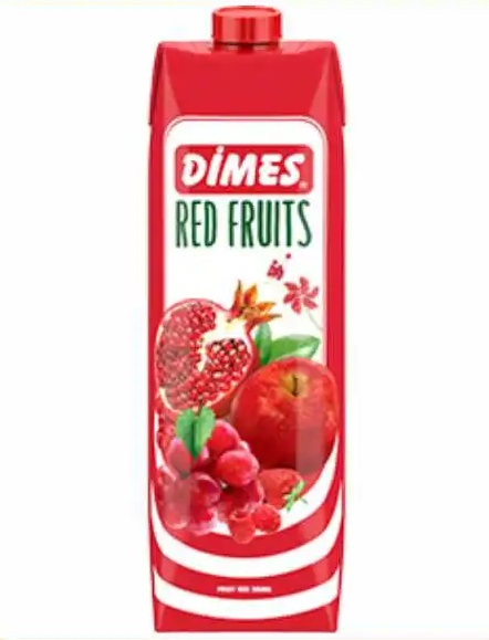 Jugo Nectar DIMES Frutas rojas 1 L