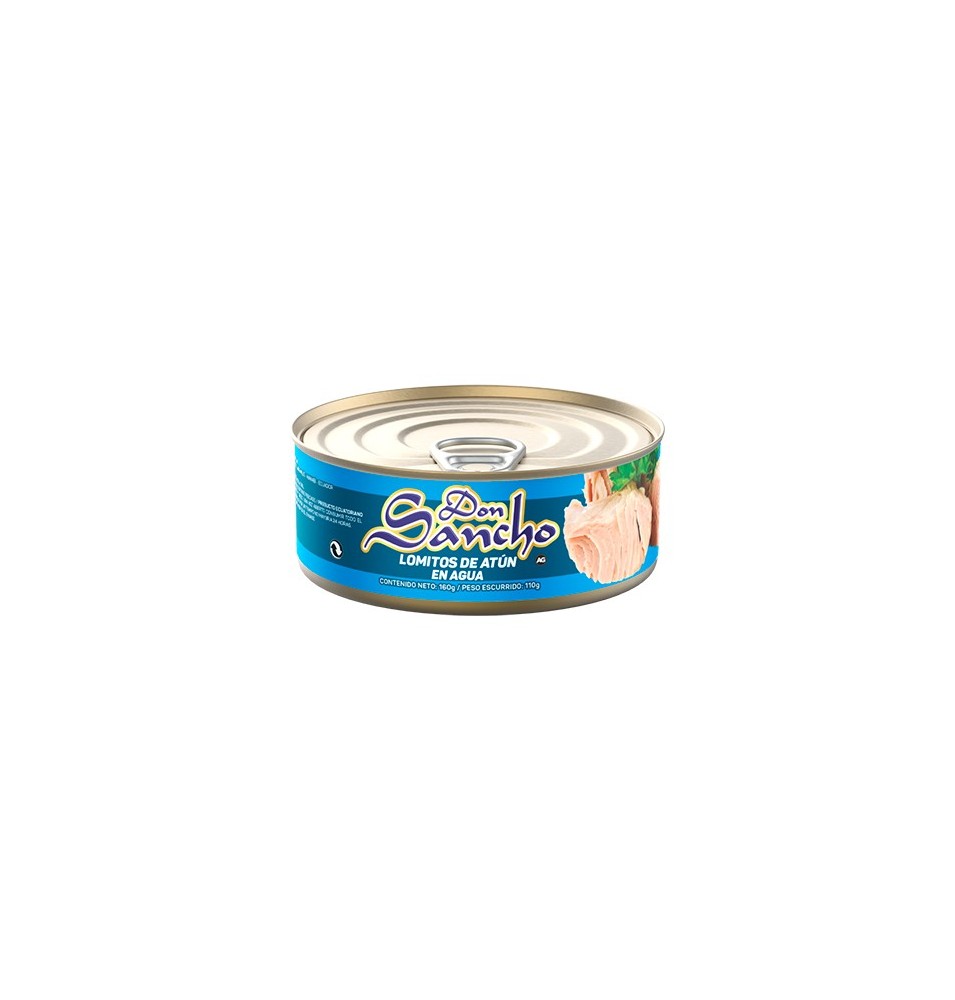 Atun lomitos en agua 160 g Don Sancho
