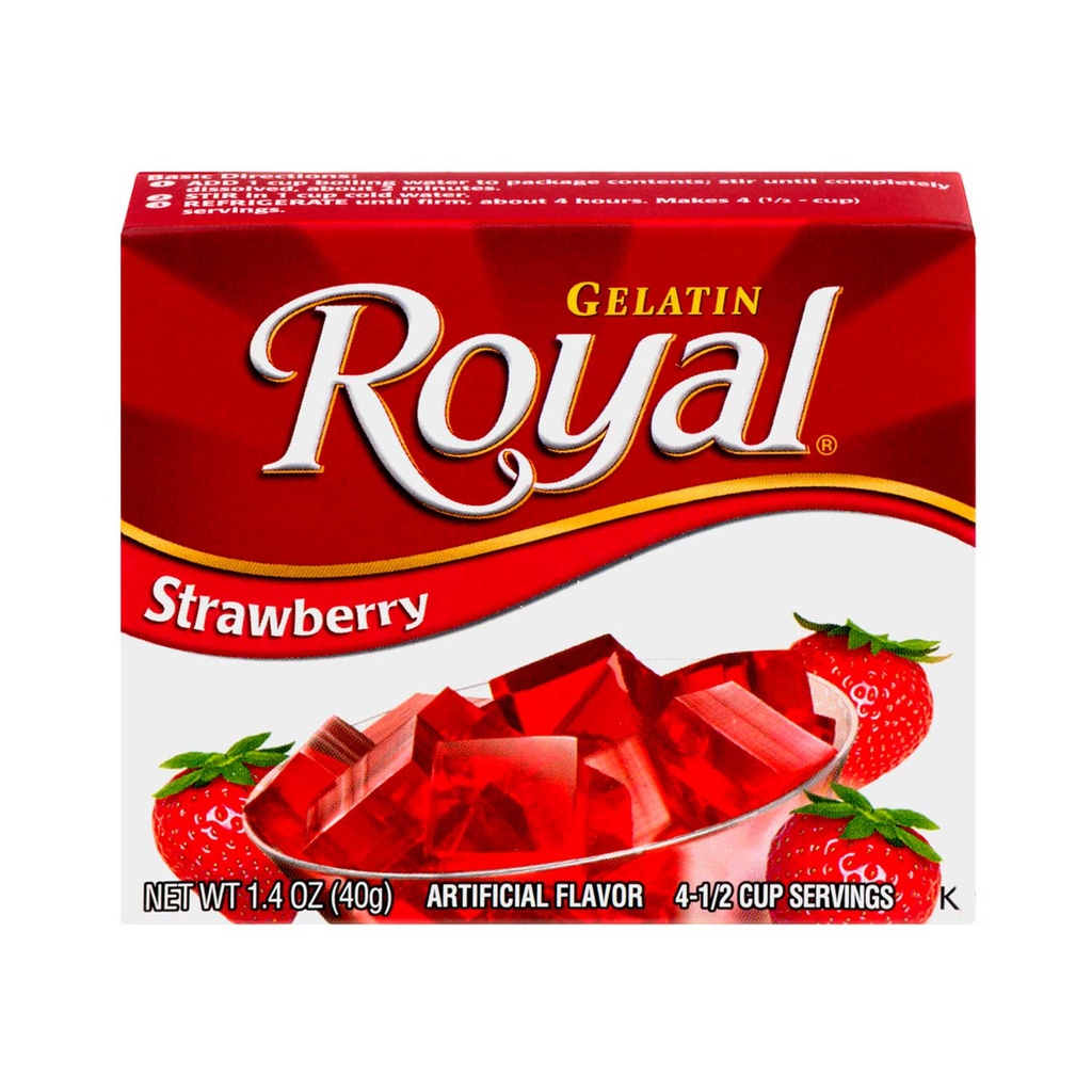 Gelatina Royal  Fresa (40 g)