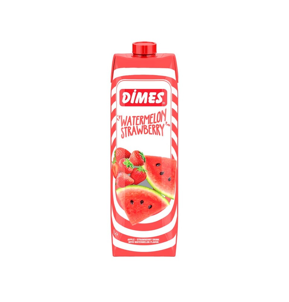 Jugo DIMES Premium Melón y Fresa 1 L