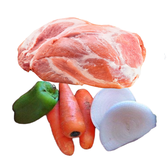 Combo Carne cerdo + Vegetales frescos