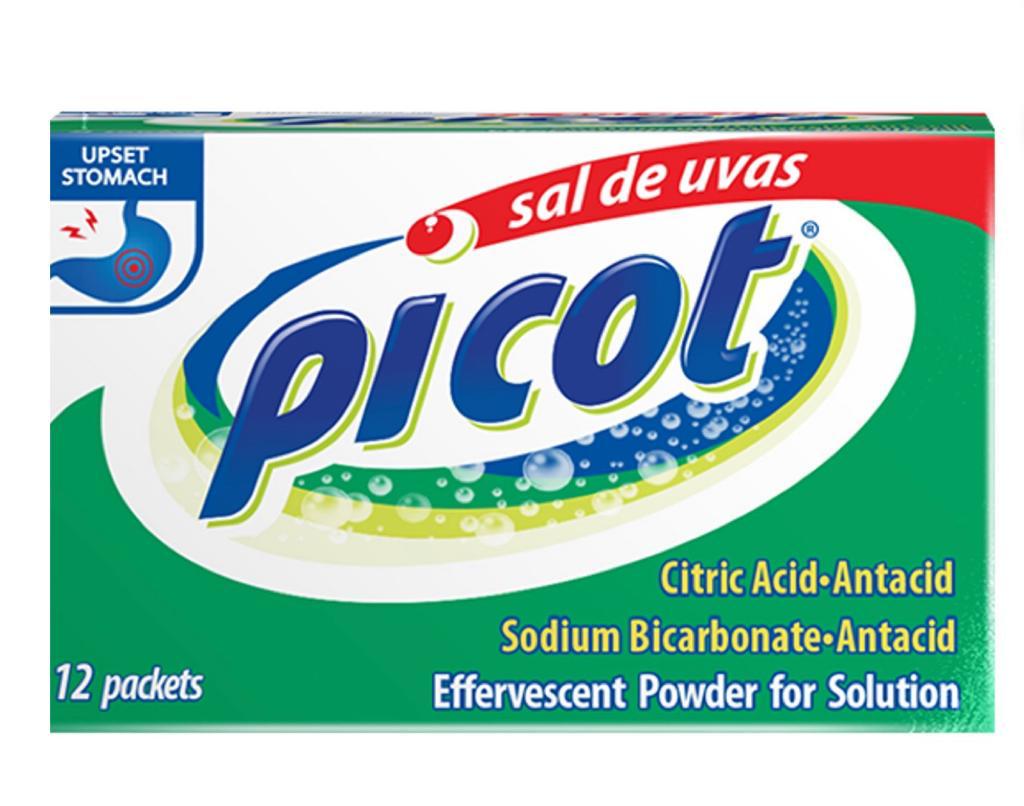 Sal de Picot de Uvas para estómago (12 sobres)