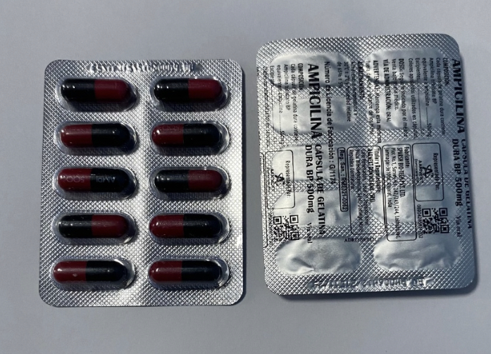 Ampicillina 500g (1 blíster de 10 tabletas)