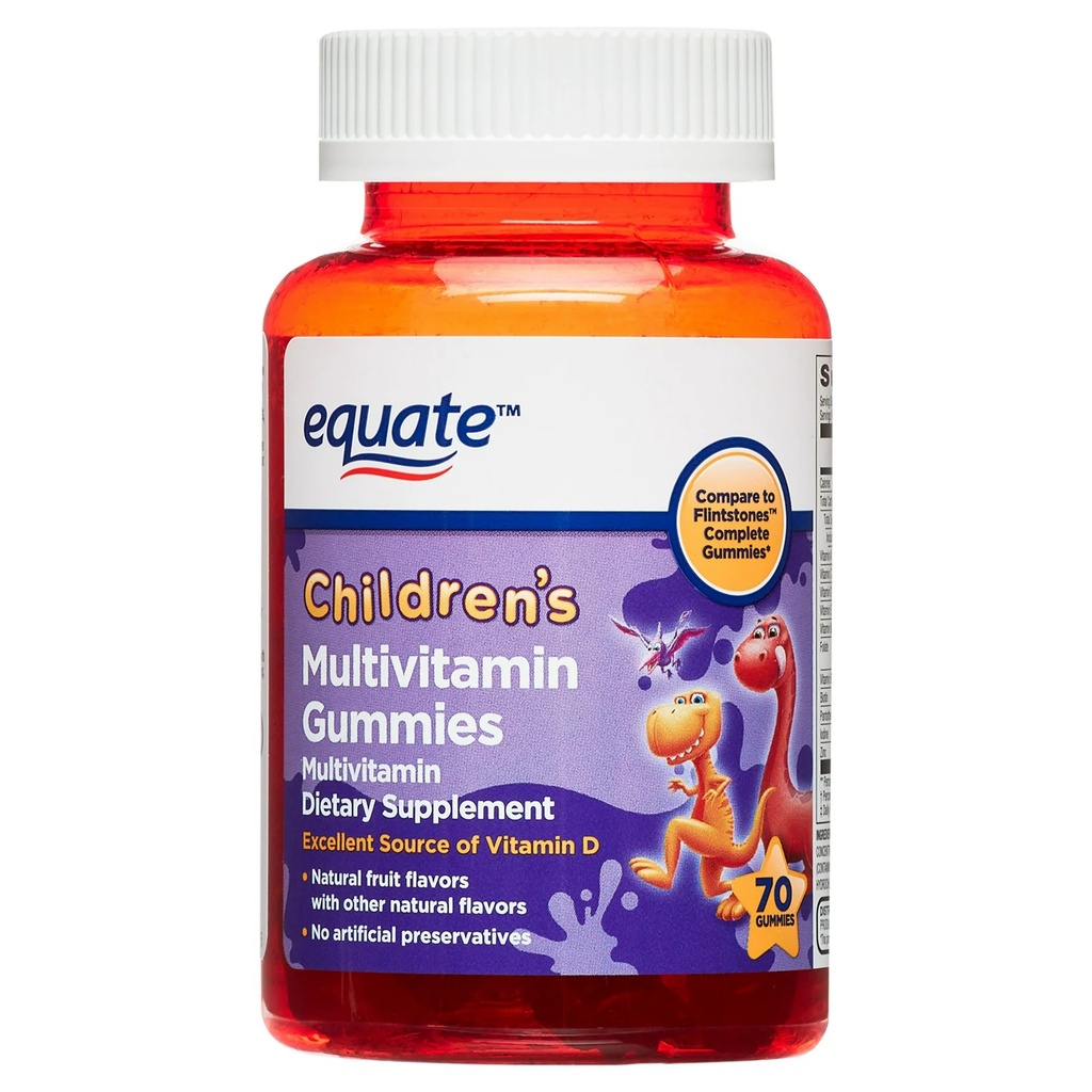 Multivitaminas Completa de Niños Equate 70ud