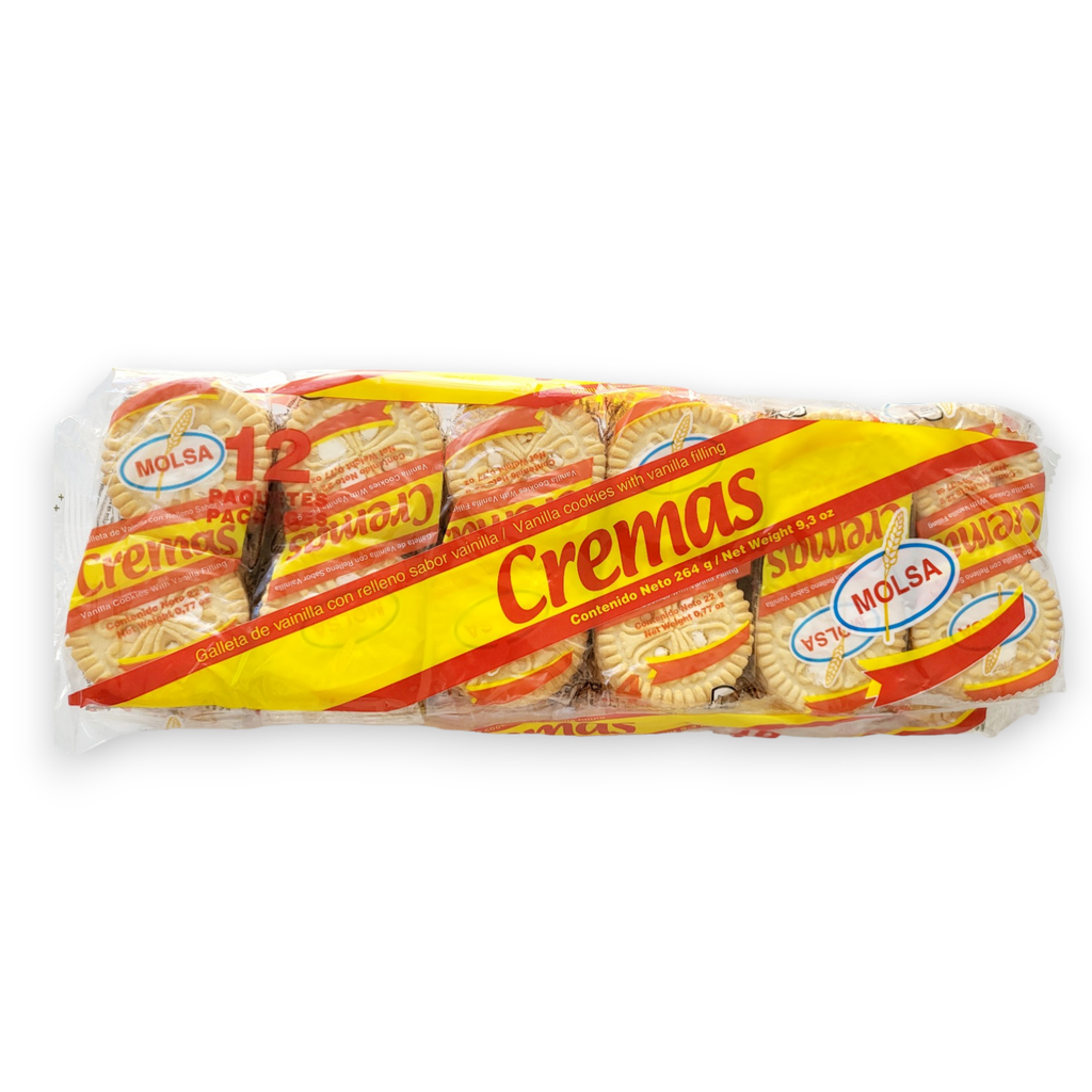 Galletas De crema Vainilla (12und)