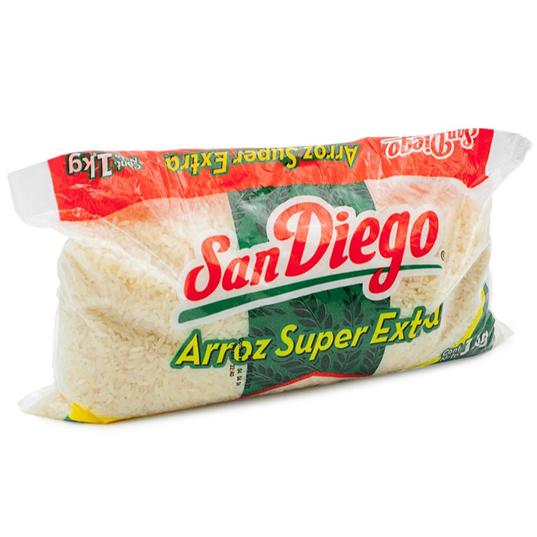 Arroz blanco super extra (1 kg / 2.2 lb) San Diego