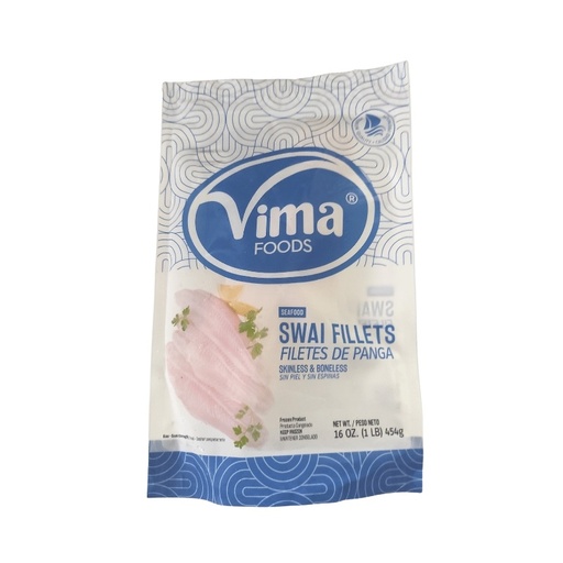 Filete de pescado sin piel 454g (panga)
