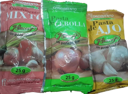 Condimentos 25g (3 unidades)