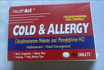 Cold &amp;Allergy  (1 blíster de 8 tabletas)
