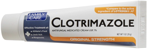 Clotrimazole 1%.   (1 tubo de 28g)