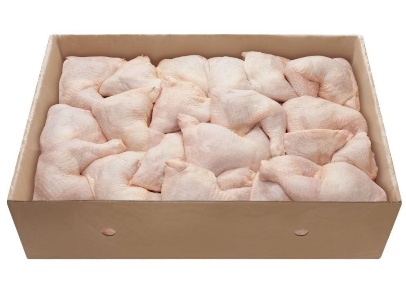 Cajas de cuartos de pollo (15kg)